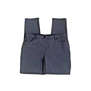 So Slimming By Chico’s Size 1.5 Short US M 8/10 Grey Women’s Zip Close Pants